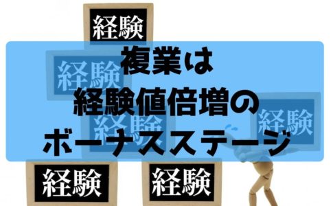 複業で経験値倍増させる