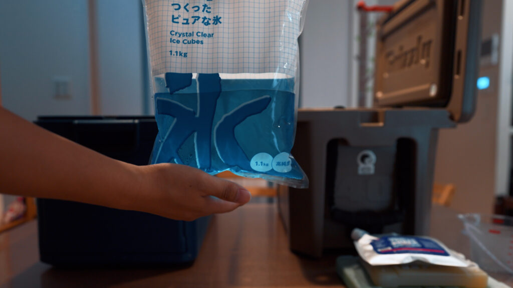 折り畳みハードクーラーボックスの保冷力は弱め